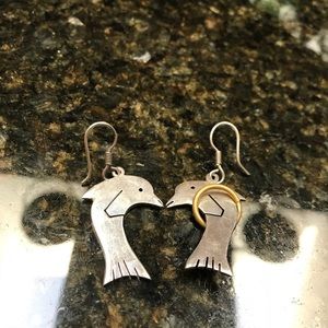 Solid sterling silver earrings